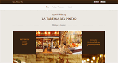 Desktop Screenshot of latabernadelpintxo-malaga.com